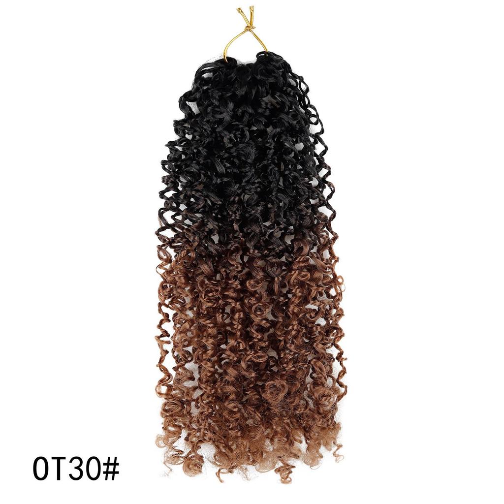 Capelli da Crochet Yanky Twist Pre-Torsadati Ricci Piccoli e Vivaci Capelli Sintetici per Treccine 24 Ciocche/Confezione Estensioni Capelli Leggere