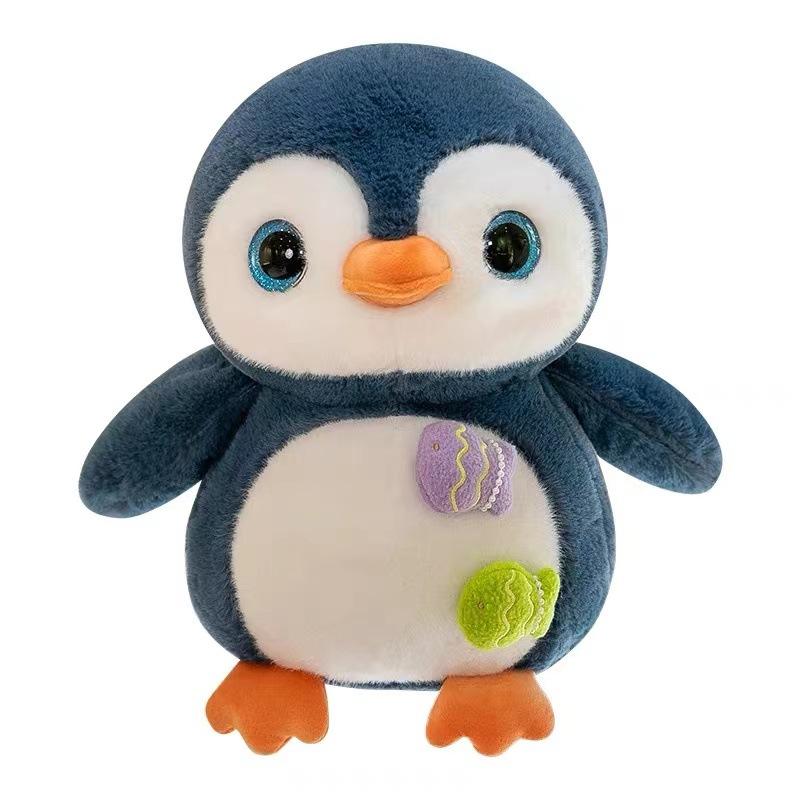Cute Fishing Little Penguin Plush Toy Doll Rag Doll Children's Birthday Grabbing Dolls June 1st Gift