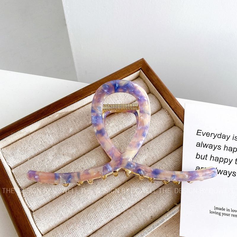 Simple And Elegant Hair Clip Large Alloy Claw Clip For Stylish Updos