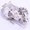 Silver Color Lover's Gifts Motor Shape Key Rings Key Chain Cool Car Key Ring 3D Motorcycle Design