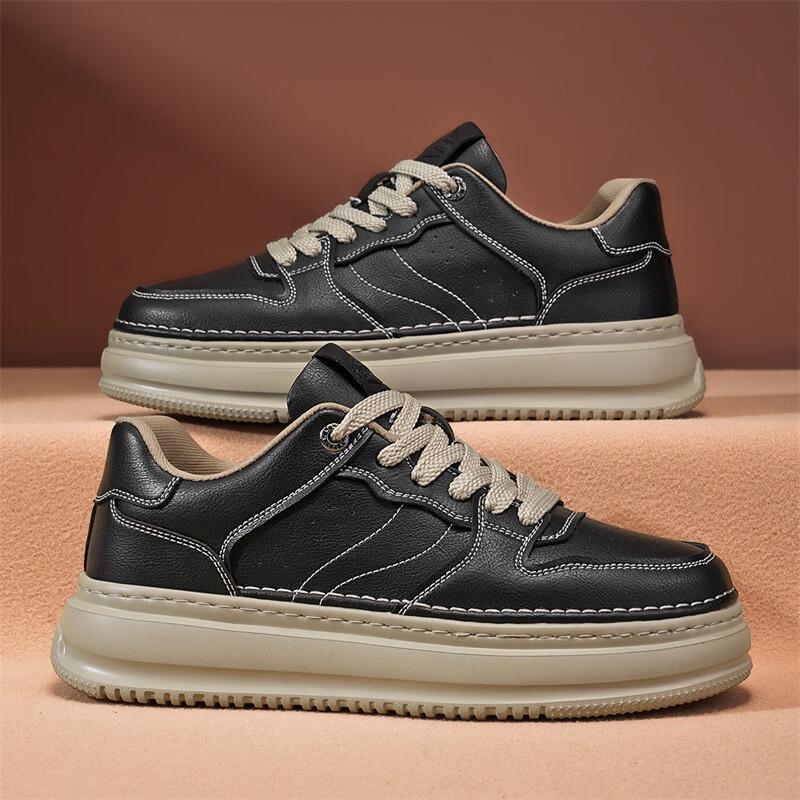 Yierkang Men s Fashion Casual Board Shoes 41 чёрный