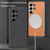 Samsung S26 Ultra Leather Phone Case: Premium Magsafe-Compatible Metal Paint Design