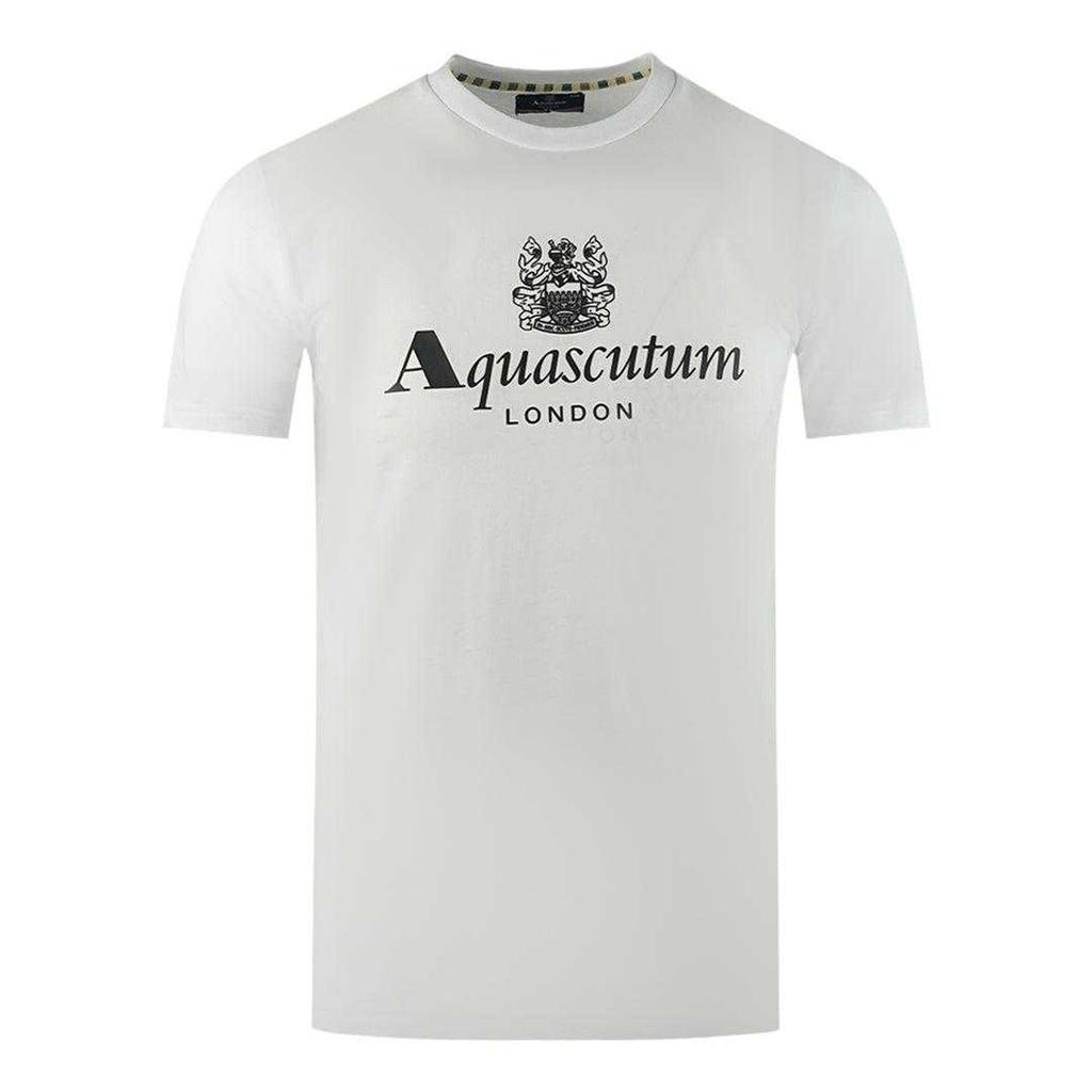 Aquascutum Mens London Aldis Logo T-Shirt
