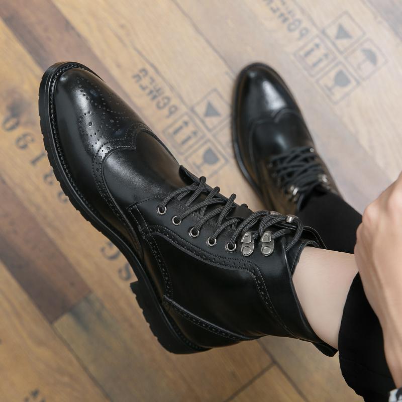 

Модная обувь Мужская Повседневная Кожаная Деловая Обувь Формальная Модная Платье Tenis De Hombre Мокасины Мокасин Tenis Caballero Дизайнерская 44 чёрный