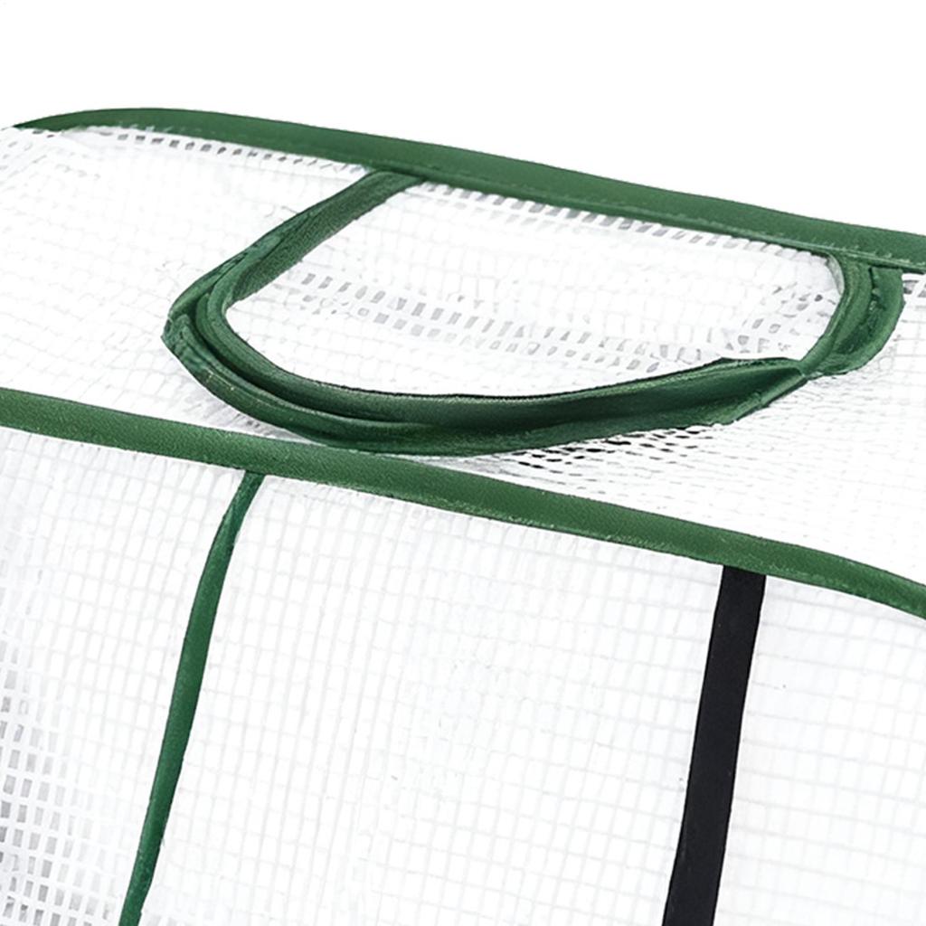 Frost Cover For Garden Beds Breathable Mesh Planter Accessories With Zipper Plant Frost Protection Covers For Outdoor Winter