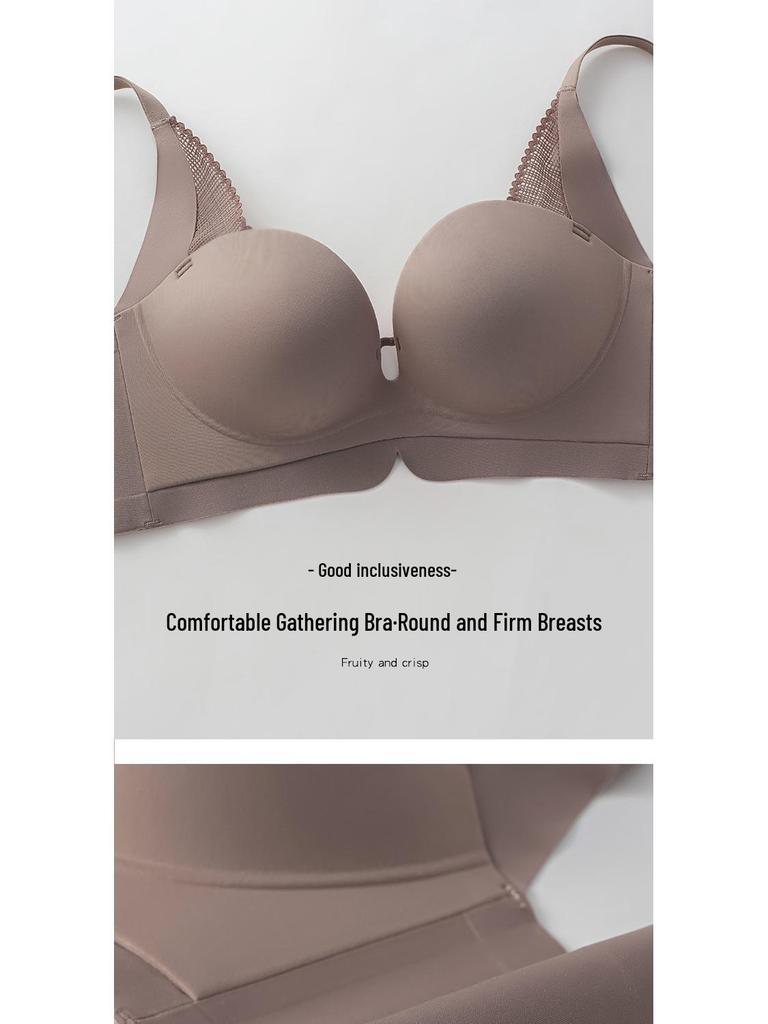 Seamless Anti-Sag Small Bust Lift Wireless Support Bra