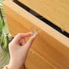 Self-adhesive Invisible Sliding Cabinet Door Handles, Punch-Free Glass Wardrobe Window Handles.