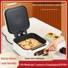 Multifunctional Electric Shabu-Shabu & Grill Crepe Maker: Dual-Sided Heating, Large Capacity, High-Value Frying & Grilling Pan.