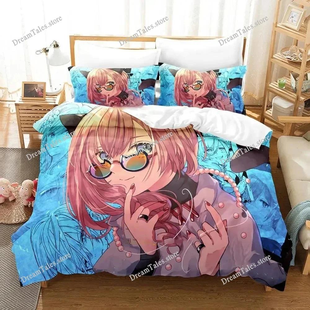 3D Printed Anime Revue Starlight Bedding Set Duvet Cover Bedroom Comforter Single Twin King _Size Quilt Cover Home Textiles