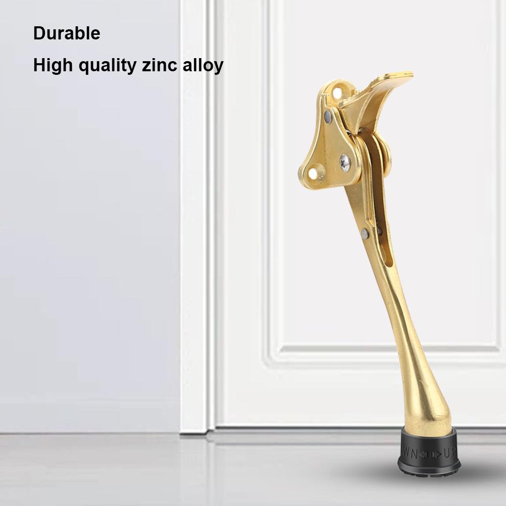 Door Stopper Pedal Anti-Collision Door Stopper Holder Anti-Push Heavy Duty Adjustable Closing Angle for Bedroom Bathroom Door