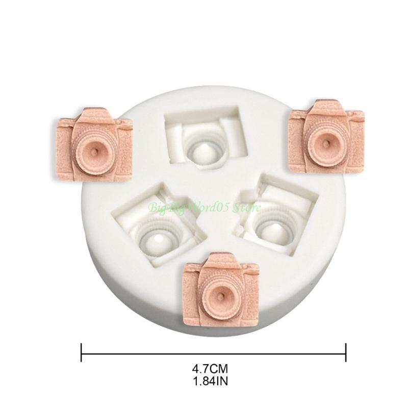 24TE Fondant Chocolate Mould Mini Camera Resin Molds Baking Decorating Mold Nonstick