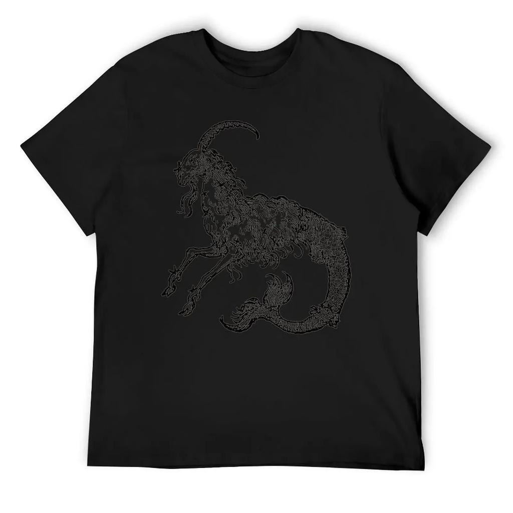 Capricorn Twelve Constellation (4) T-shirt Harajuku Move Tshirt Vintage Home Funny Novelty USA Size