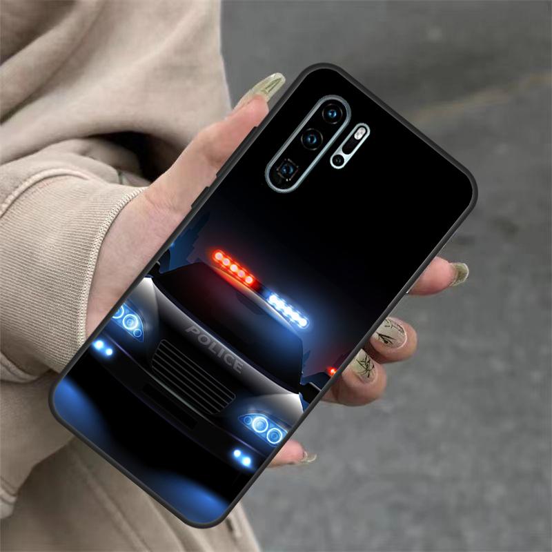 Police Car Case For Huawei Nova 9 SE 10 5T 11i 8i 7i 3i Y61 Y91 Y60 Y70 Y90 P20 P40 Lite P30 Pro Cover