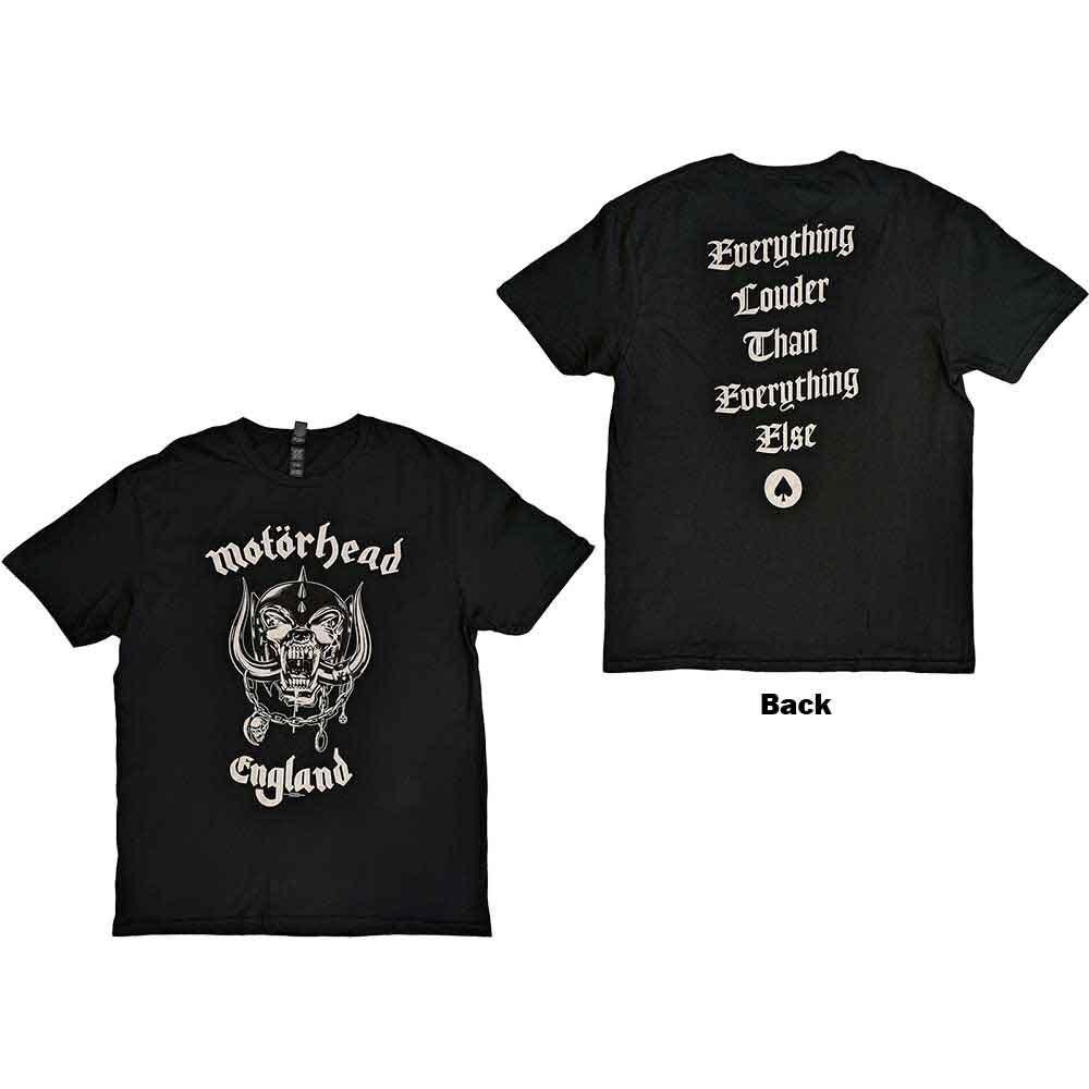 Motorhead England T-Shirt Black New Unisex T-Shirt XXXL