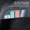 Car Trunk Organizer Box With Lid Anti-Slip Spring-Pressed Trunk Car Organizer For Model Y Large Capacity Car Storage Supplies