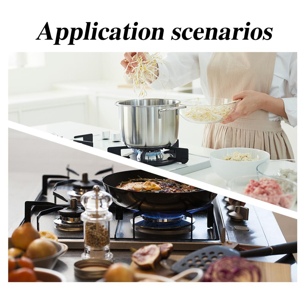 4 Pcs Stove Cooker Knobs Gas Stove Knob Replacement Ignition Buttons Cookware Parts Kitchen Gadgets Durable Fireproof Plastic