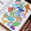135Pcs/Set Q Baby Dinosaur Mini Diary Manual Stickers DIY Scrapbooks Album Decor Decals Stickers