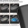 Car Center Console Armrest Storage Box Leather Cover Pad Black PU Leather Protection US Version For Toyota For Camry 2025 2026