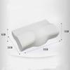Cuscino in memory foam a lento rimbalzo, cuscino cervicale sagomato, anti russare, cuscini per chi dorme di lato, con federa lavabile per il dolore al collo
