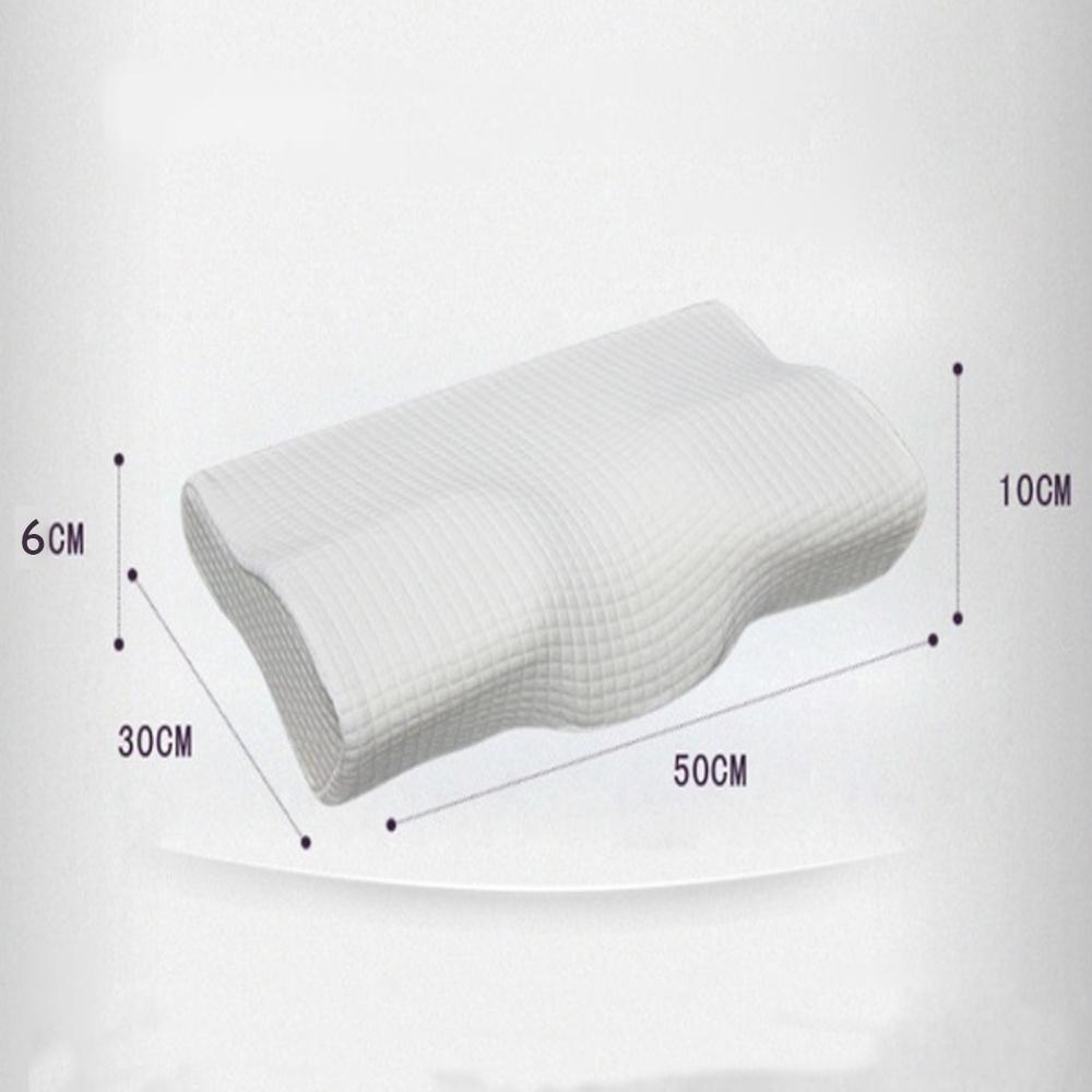 Cuscino in memory foam a lento rimbalzo, cuscino cervicale sagomato, anti russare, cuscini per chi dorme di lato, con federa lavabile per il dolore al collo