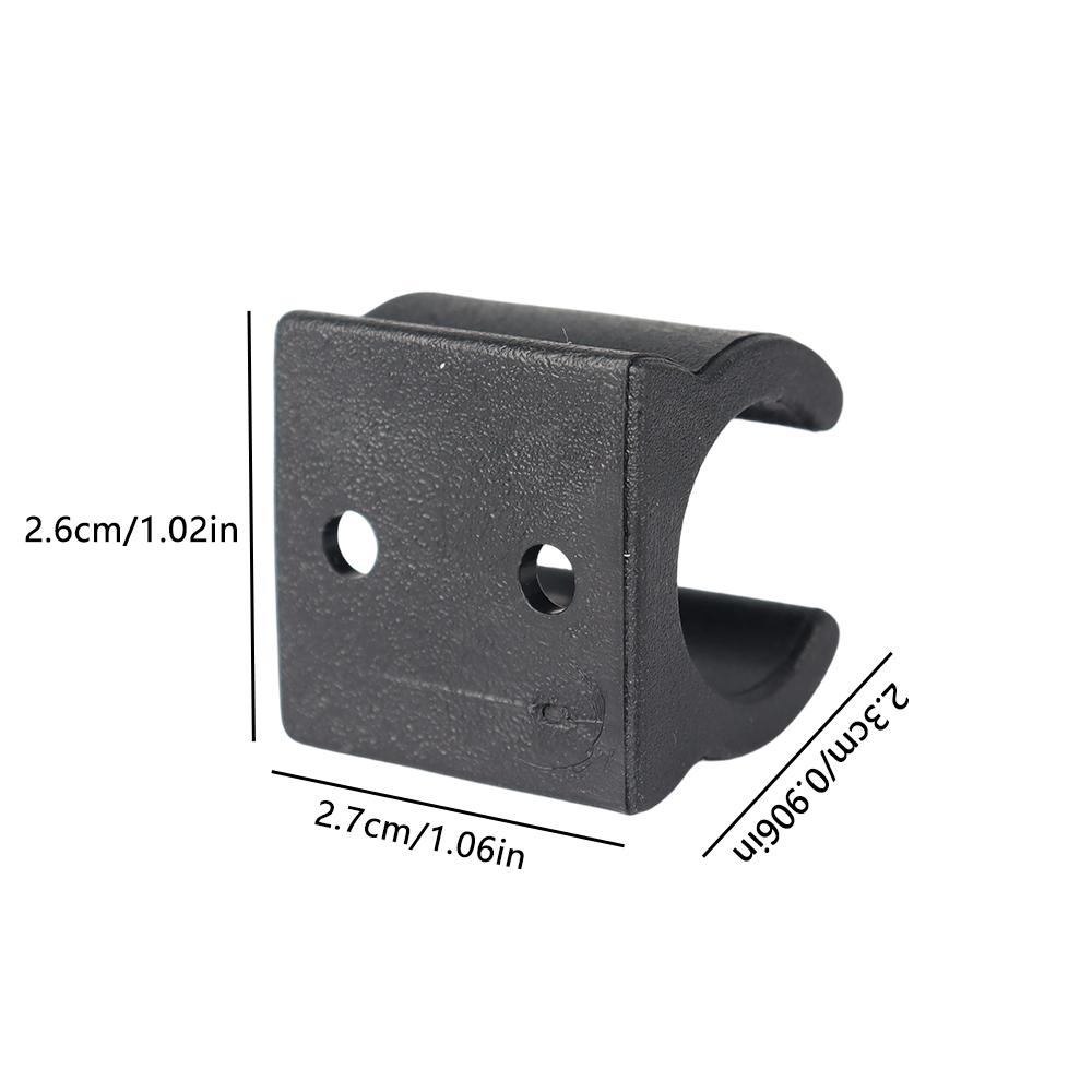 2set RV Awning Crank Handle Bracket Hook Sunshade Pole Holder Clip Storage Mount ABS Lightweight Durable Camper Caravan Trailer