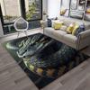 3D Gothic Schlange Schlangen Python Viper Teppich Teppich für Zuhause Wohnzimmer Schlafzimmer Sofa Fußmatte Dekor, Kinder Teppich Rutschfeste Bodenmatte
