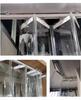 PVC Transparent Sliding Door Curtain - Windbreak, Rainproof, Household Partition