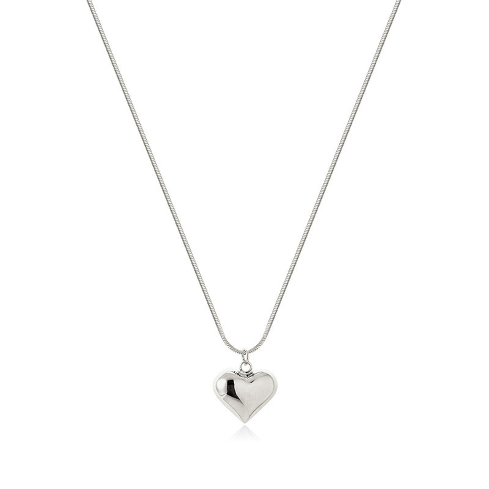 Dainty Peach Charm Necklace Fashion Gold-Heart Clavicle Chain Tiny Chain Jewelry Gift for Women Girl Stylish Minimalist