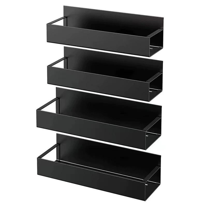 

Estante organizador magnético para cocina, soporte lateral para refrigerador, sin perforación