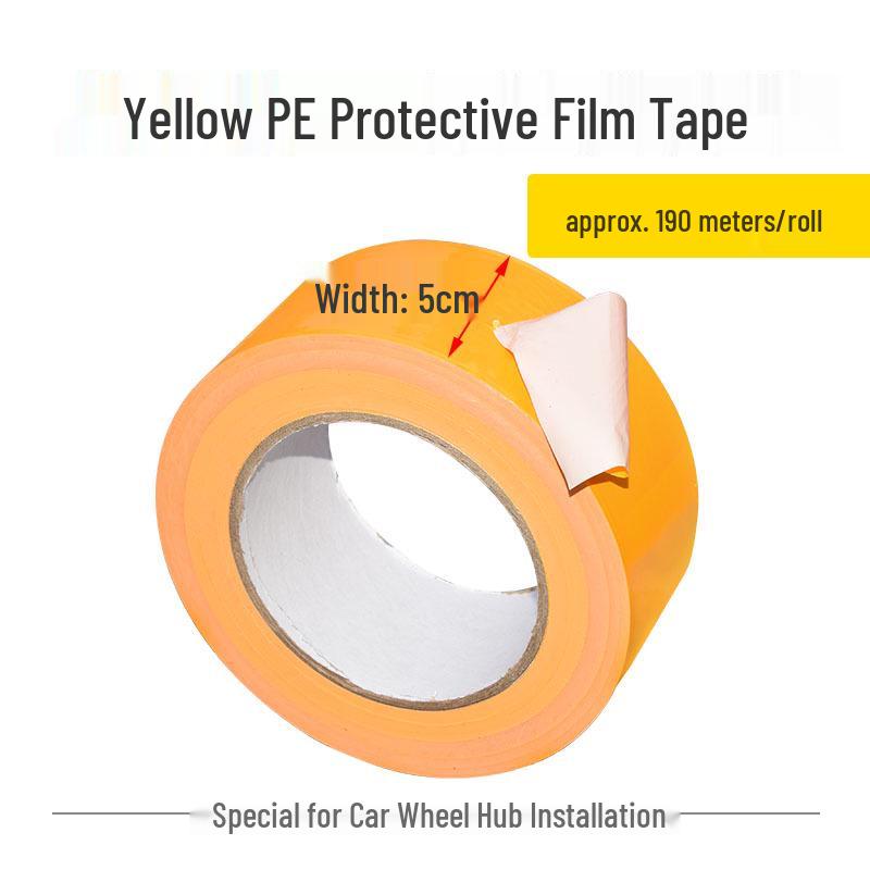 PE Blue Tire Rim Protection Tape - Residue-Free Installation