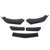 5 Stück Frontstoßstange Lippe Spoiler Splitter Bodykit 47.05in Glänzend Schwarz Wasserdichtigkeit Kratzfestigkeit