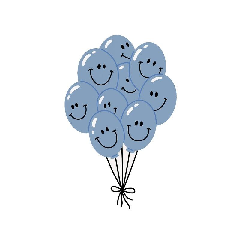 Modrý gumový medvídek Růžový balónkový pes Plakát Preppy Plátno Malba Tisk Trendy Nástěnné umění Dětský pokoj Domácí dekorace