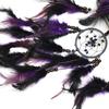 Home Cafe Car Hanging Decoration Natural Feathers Dream Catcher Wall Ornament