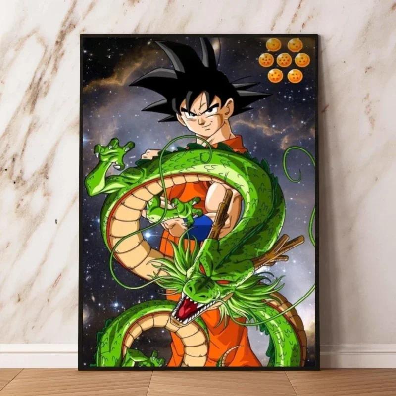 Anime Canvas Painting Print Picture Goku Vegeta Hd Poster Children's Bedroom Decoration Wall Art Home Prints Gifts