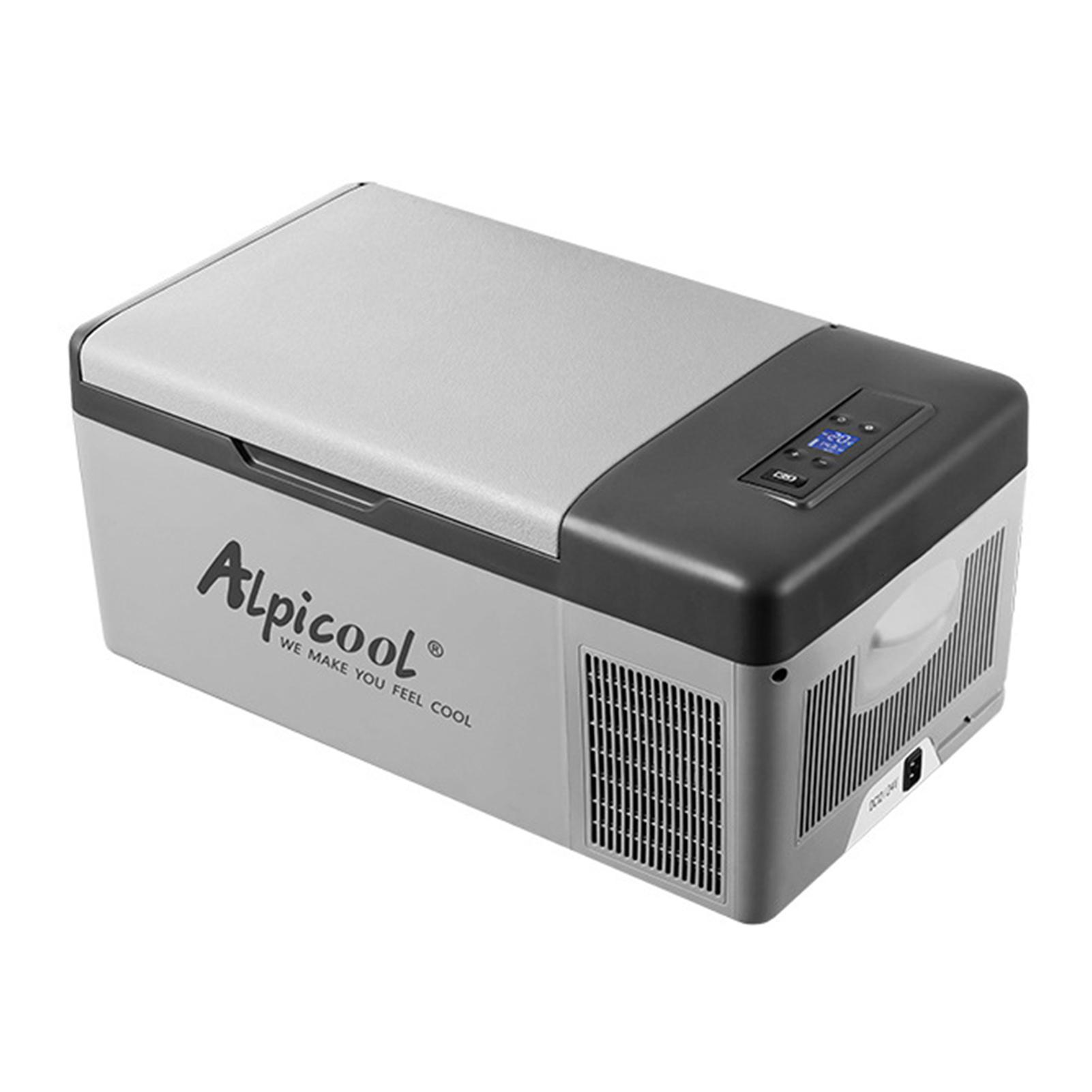 

D C12/24V A C110-240 V 15L автомобильный холодильник с морозильной камерой охладитель ледяного ящика автоматический компрессор холодильника регулируемый