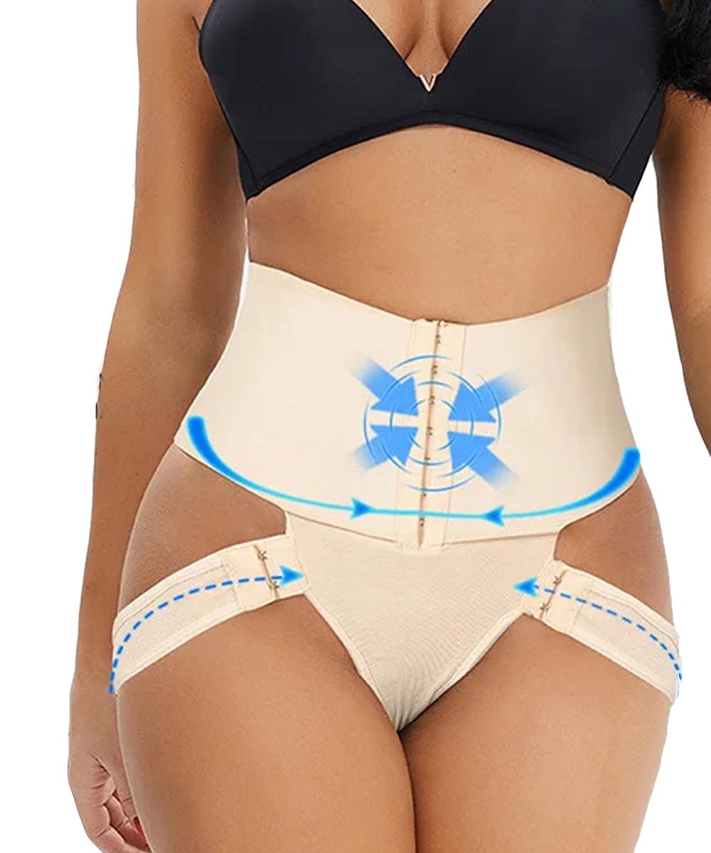 

Корректирующее белье для женщин, утягивающее ягодицы, трусики, утягивающее ягодицы, шорты, но утягивающее нижнее белье Push 3XL бежевый