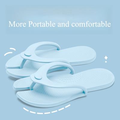 Pantofole pieghevoli da viaggio per donna, usa e getta, per il bagno, la spiaggia, antiscivolo, pantofole portatili per uomo