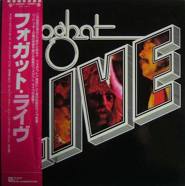 LP Record FOGHAT - Foghat Live P10402W WARNER BROS 1977 Japan Rock Used