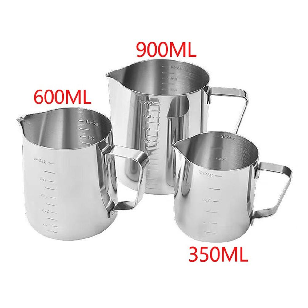 Coffee Milk Frothing Pitcher Jug Stainless Steel Coffee Barista Craft Latte Cappuccino Milk Cream Cup Frothing Jug Pitcher