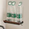 Black walnut bathroom storage rack storage rack perforated washbasin wall mounted tripod bathroom accessories corner shelf