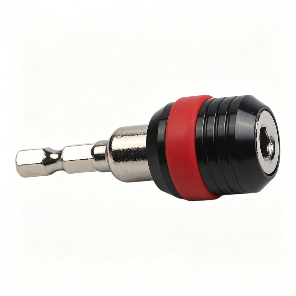 Carbon Steel Construction Bit Holder Hex Shank Adapter One-hand Quick Release