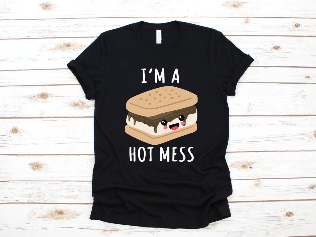 S'mores T-Shirt, Funny Smores Campfire Tee, Camping Shirt, Marshmallow T-shirt, Kids Tee, T-shirt, Tank Top, Womens Shirt
