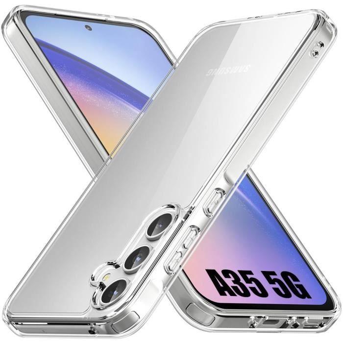 Coque de protection - BOOLING - pour Samsung Galaxy A35 5G - Souple - Transparent - Antichoc
