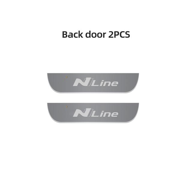 

Car Door Decorate Lamps For Hyundai I30 Sonata Elantra i40 Kona Tucson N Line Auto Pedal Light Sill Pathway Welcome Scuff Light