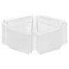 50pcs Plastic Cake Slice Boxes Clear Cheesecake Take Out Box Sandwich Packing Box  Commercial