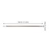 Curtain Pull Wand 50Cm Aluminum Alloy Heavy Duty Drapery Rods Pull Quiet Operation Handheld Pole Hook for Home Hotel Blinds