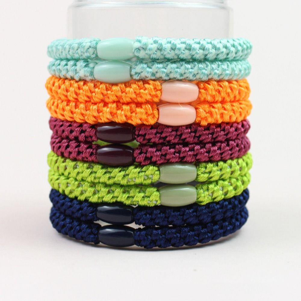 10pcs Sweet Elastic Rubber Bands Fashion Hair Rope Hair Accessories Ponytail Holders For Women