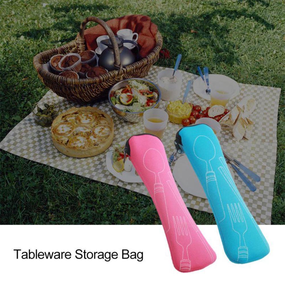 Buy Portable Tableware Bag Cutlery Bag Dinner Set Travel Dinnerware Bag