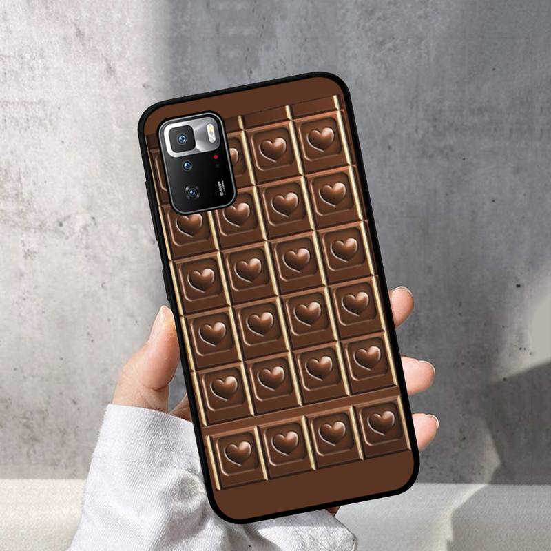 Custodia per telefono al cioccolato per Redmi Note 8 7 9 4 6 pro max T X 5A 3 10 lite pro