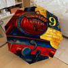1PC Warner Hogwarts Express Platform 9 3/4 Umbrella-8-Rib Reinforced, Automatic Open, Lightweight-A104